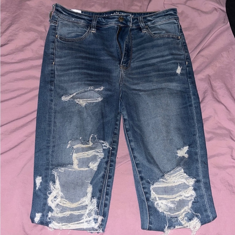 American Eagle ripped jeans
